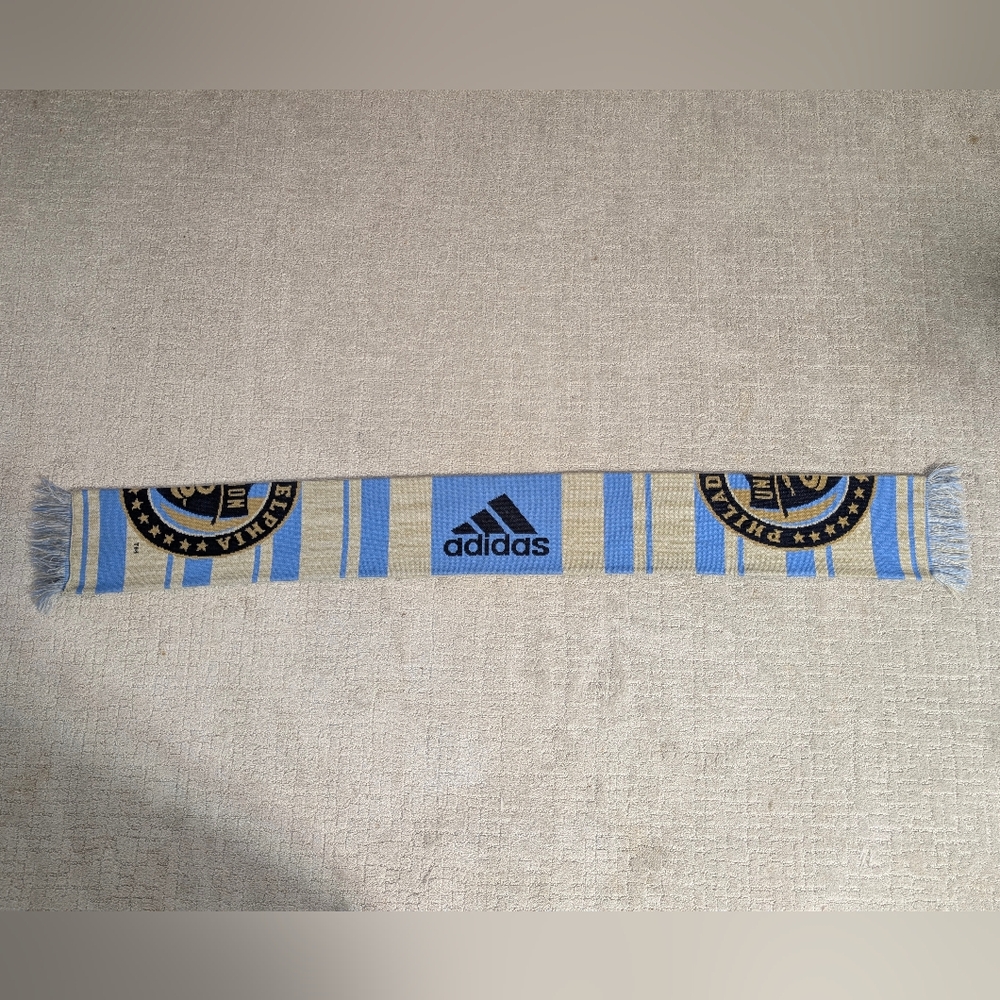 Philadelphia Union MLS Blue Scarf Adidas Philly Sports Team 2012 - Picture 4 of 9